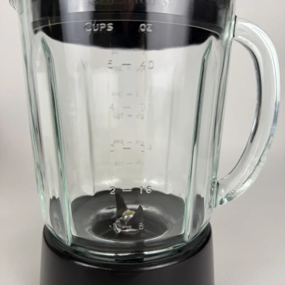 Cuisinart Smart Power Duet Processor Blender Glass Pitcher 48oz BFP-703CH Black